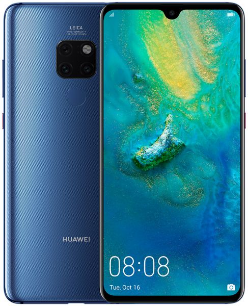 HUAWEI Mate 20 Dual Sim - 128GB, 4G LTE, MIDNIGHT BLUE